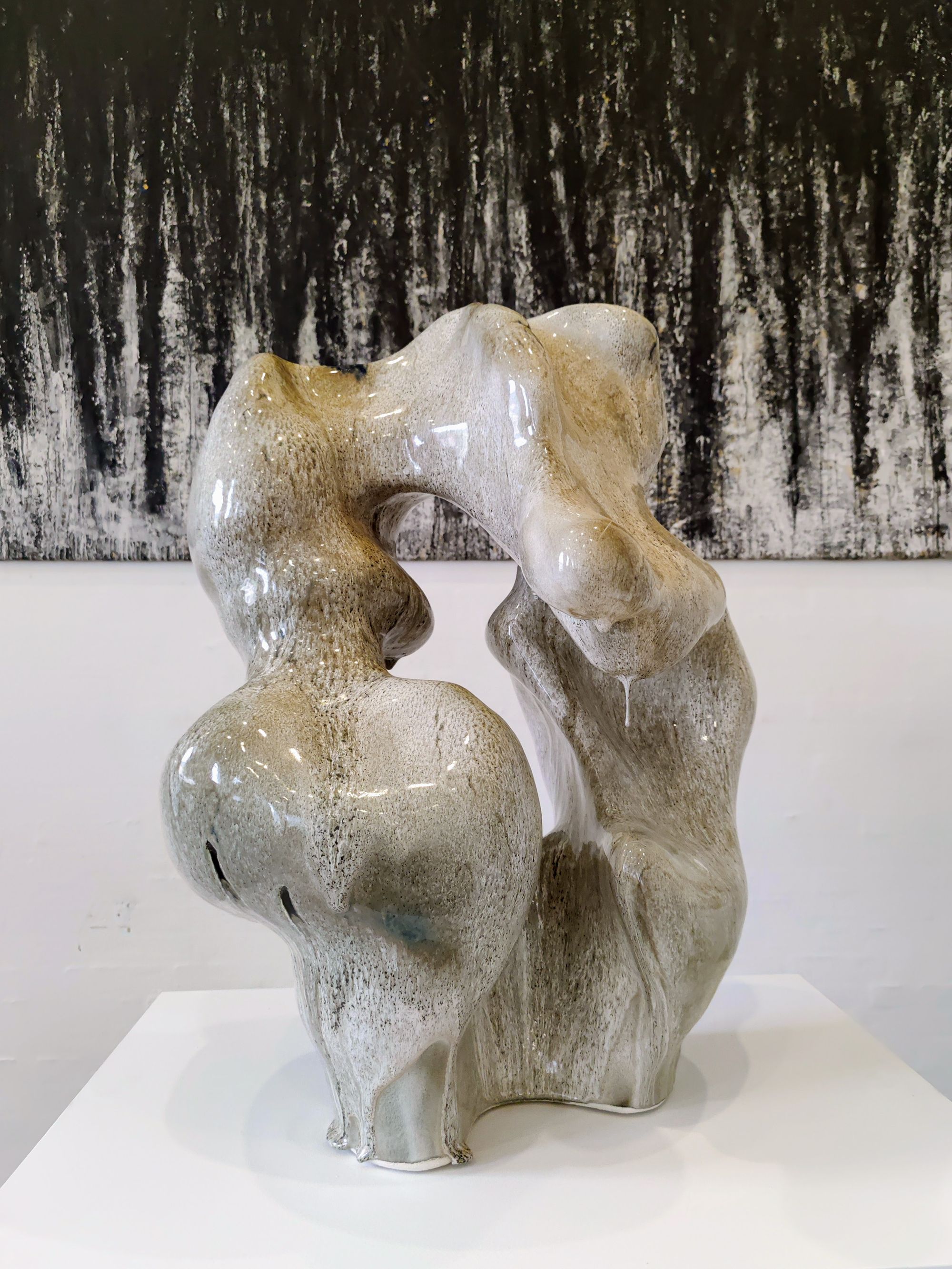 Connection, 2023, Stoneware and glaze, 78 x 75 x 52 cm