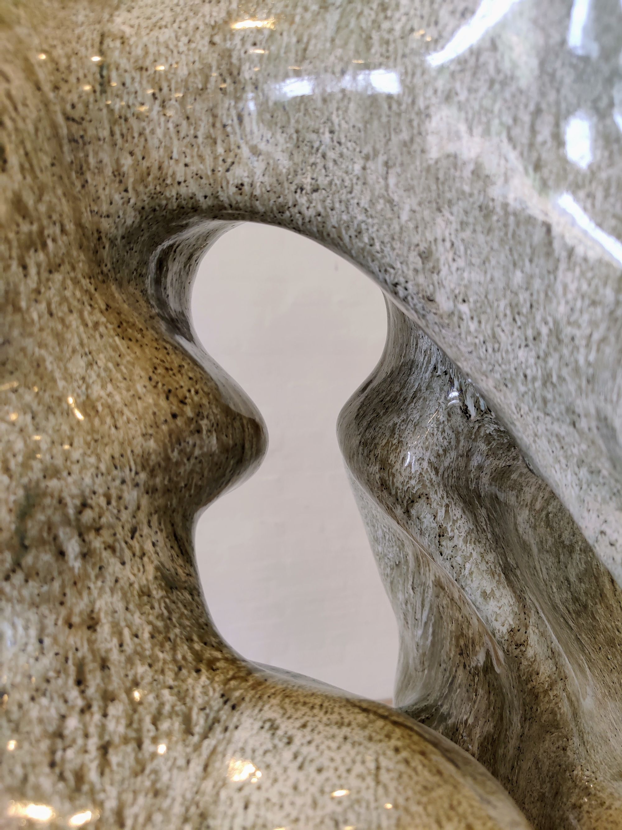 Connection, 2023, Stoneware and glaze, 78 x 75 x 52 cm