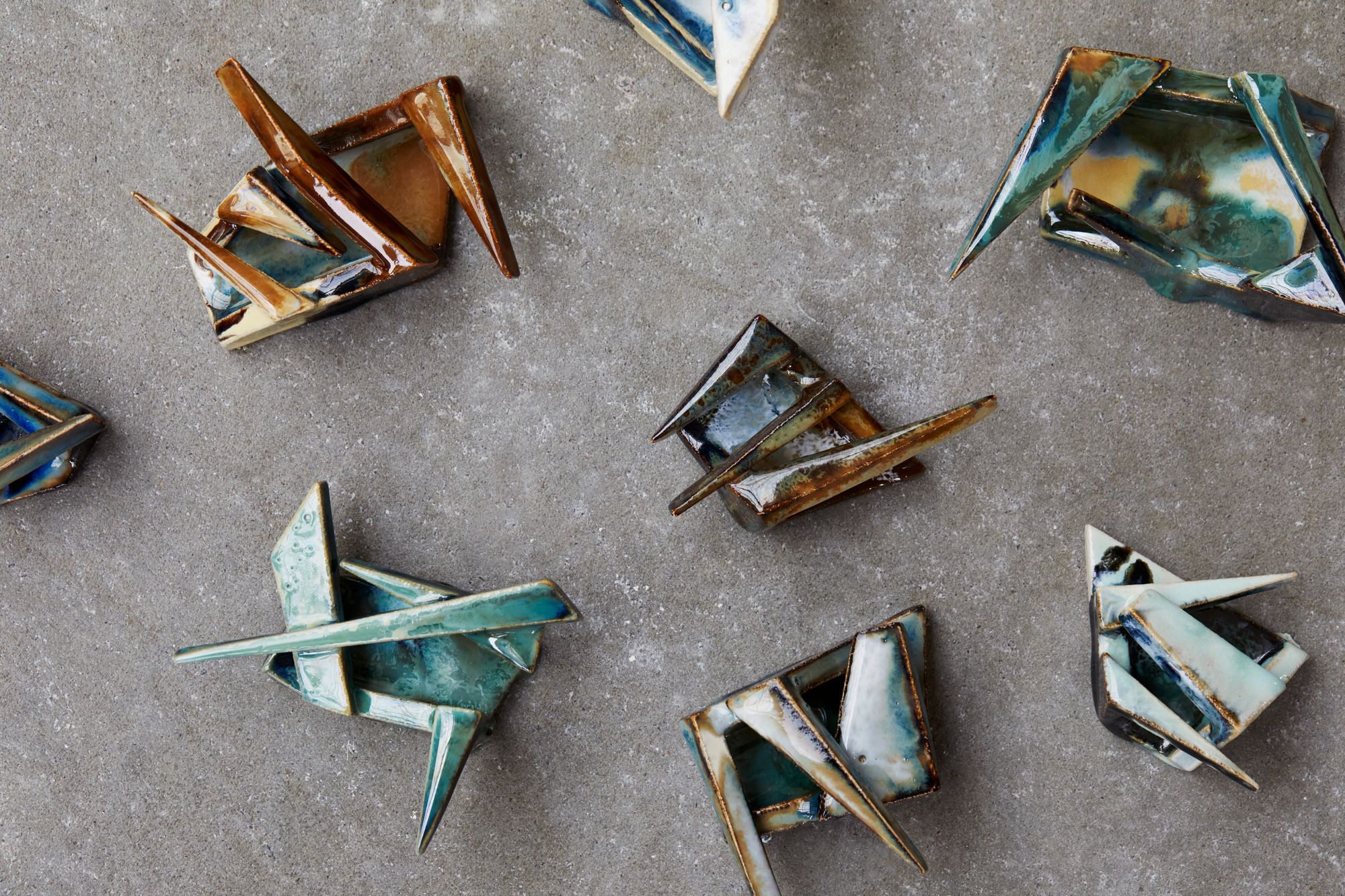The end of the world is silent, 2021, Stoneware and glaze